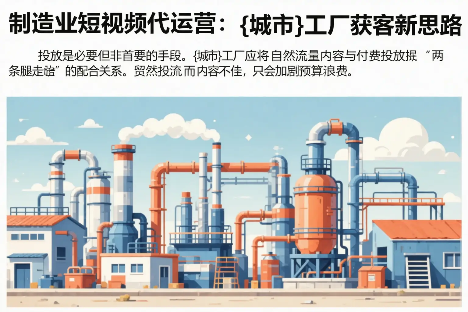制造业短视频代运营:海口工厂获客新思路